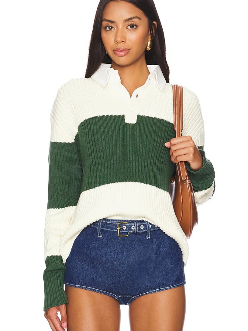 Lioness ‘Prince’ Knit Rugby Polo Sweater - Women’s Medium